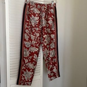 Scotch & Soda Red Floral Trousers